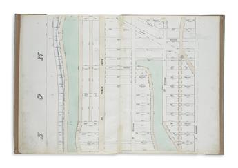 (NEW YORK CITY.) Sackersdorff, Otto. Map of the City of New York.